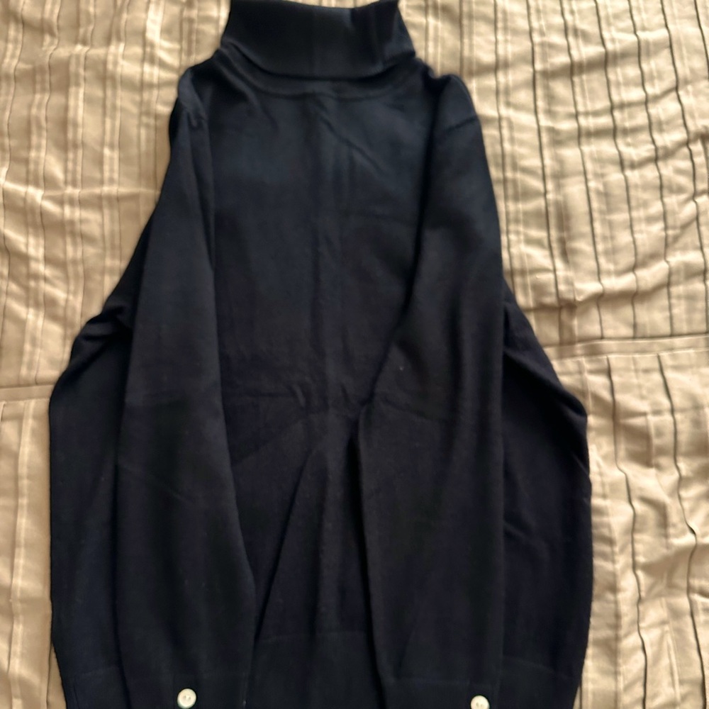 Black Turtleneck Sweater